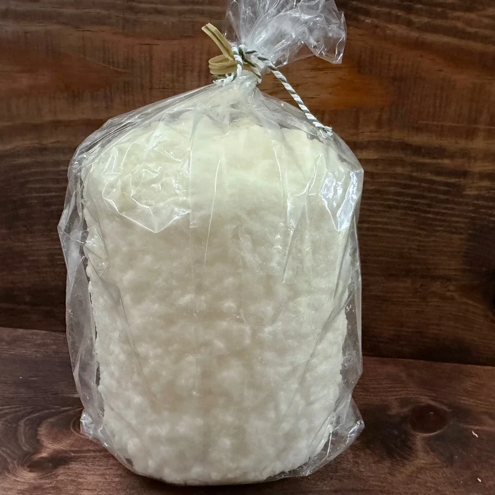 Warm Glow Wild Fig and Honey Hearth Candle Handcrafted Rustic Pillar New
